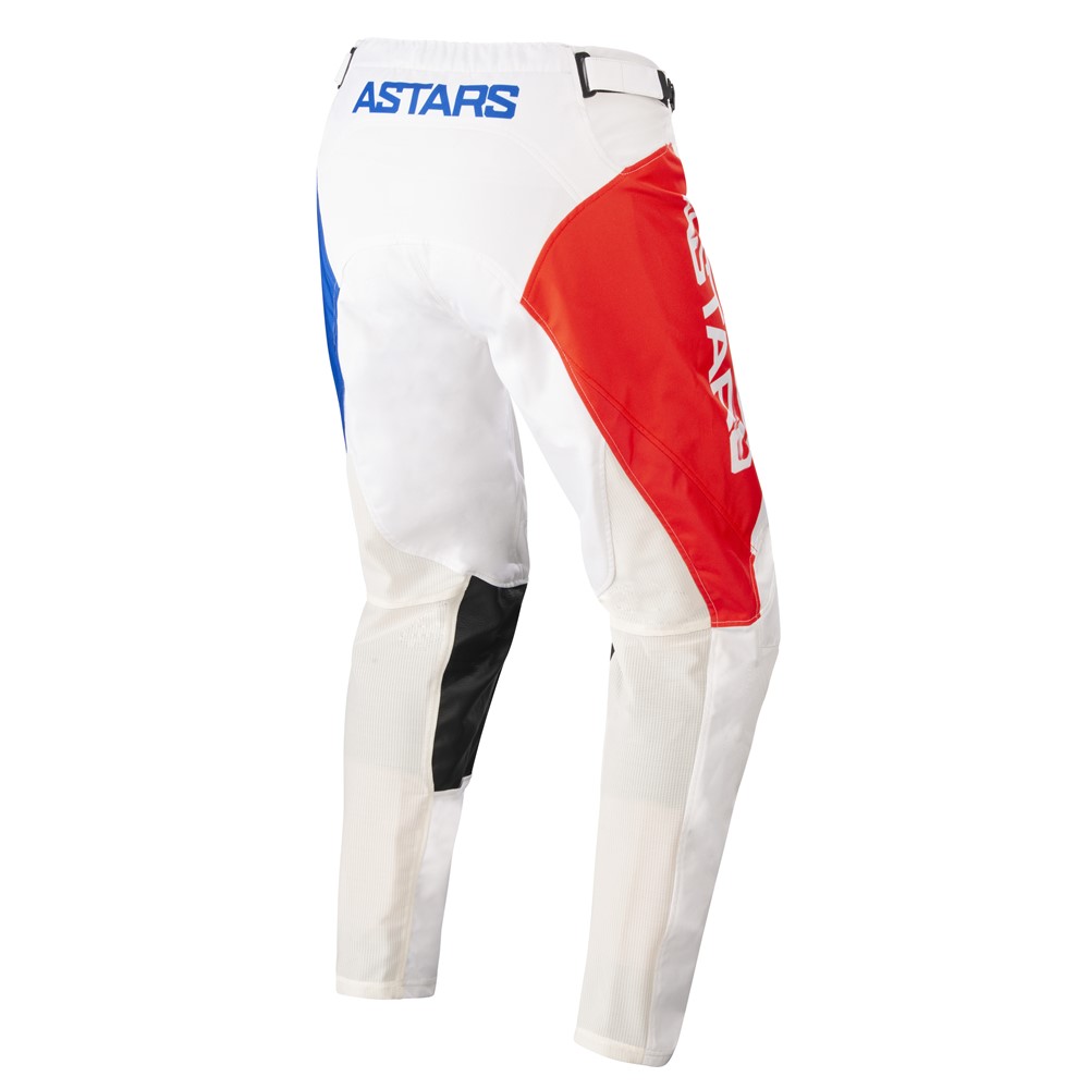 Boyd Motorcycles - Alpinestars (22) Racer Compass Motocross Pants Off  White/Red Fluoro/Blue Fluoro - Motorcycle Clothing & Accessories - Pants